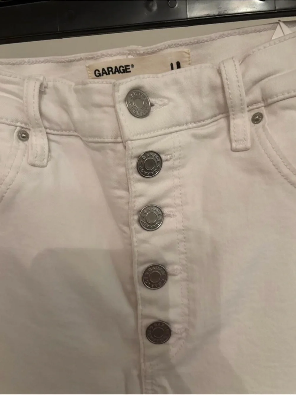 White garage jeans size 11